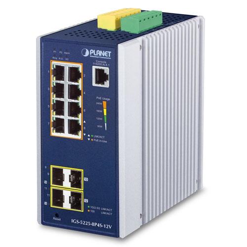 Planet IGS-5225-8P4S-12V