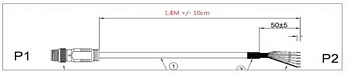 LPT port cable for IB990AF-C236